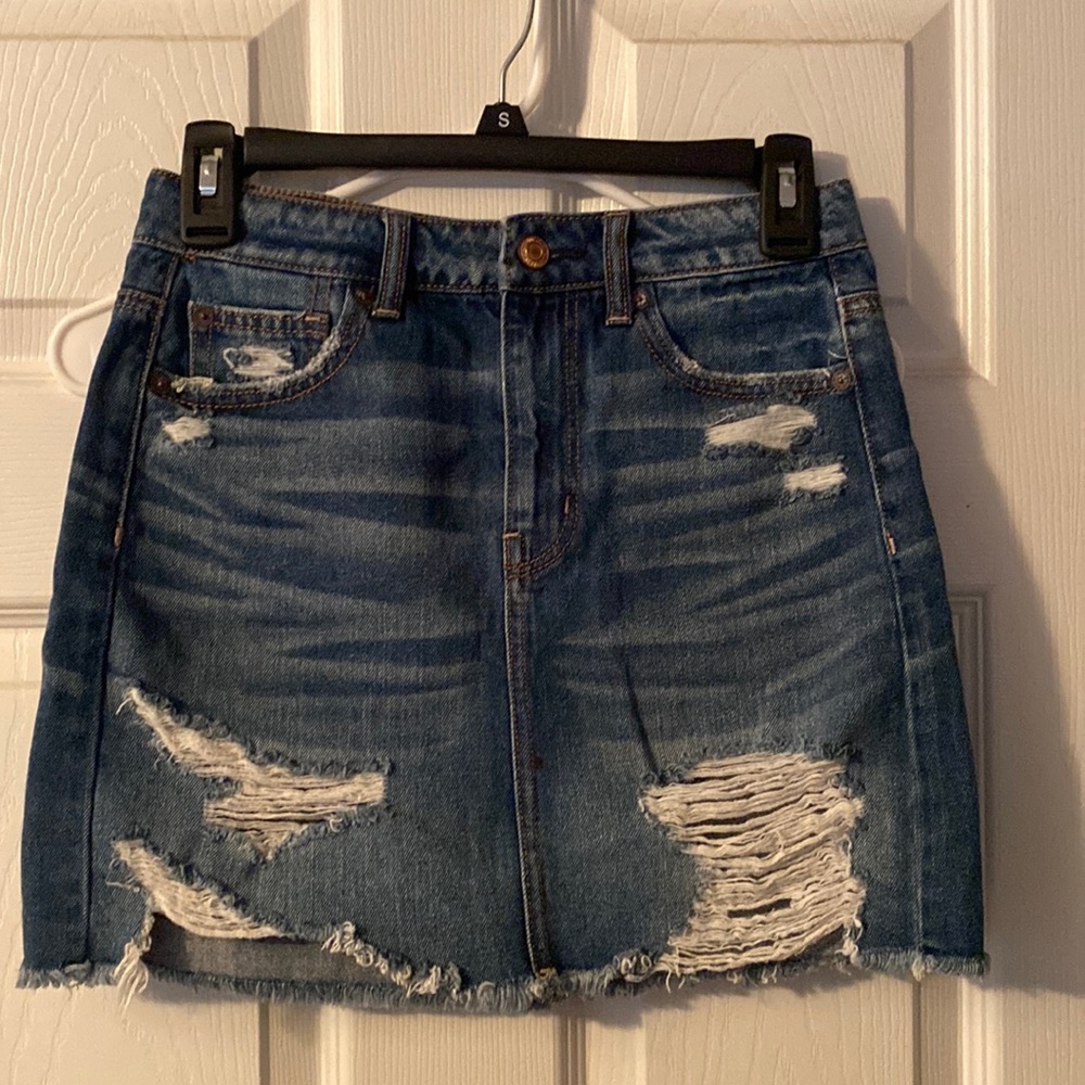AE jean skirt
